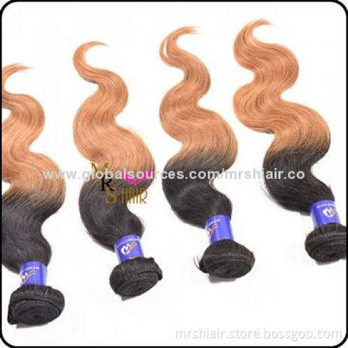 20-inch Omber Color Weight 100g Brazilian Virgin Hair Extensions